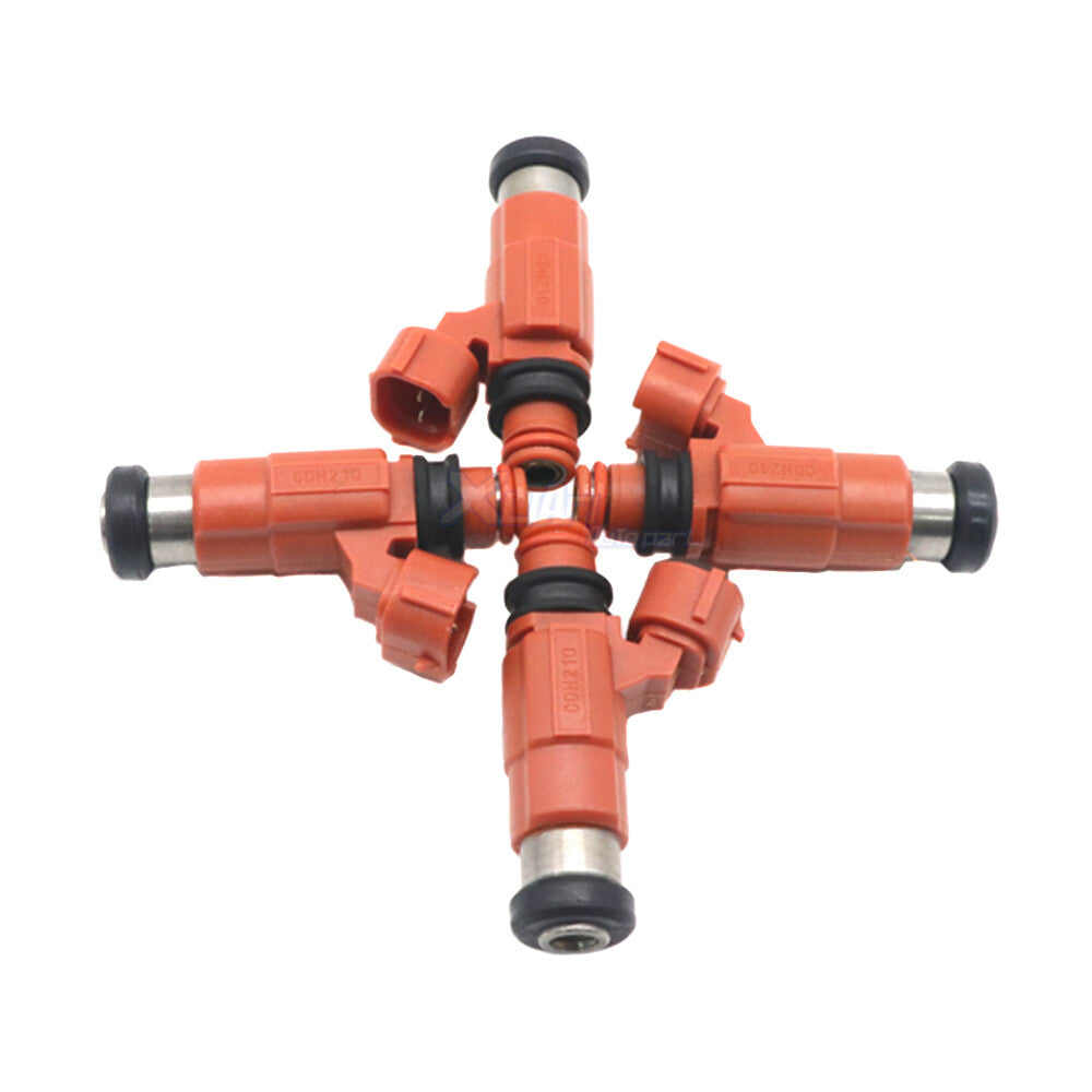 Four fuel injectors for Yamaha Outboard 115 HP Marine 68V-8A360-00-00 CDH210 INP771