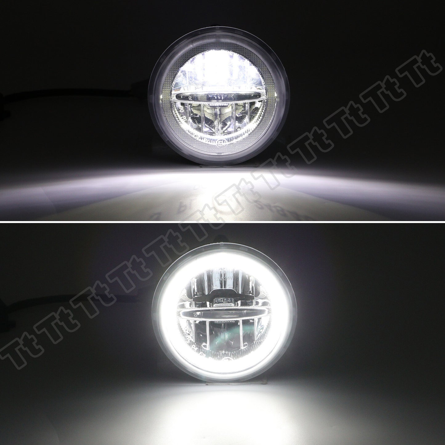 LED Halo DRL Driving Fog Daytime Running Lights for 2003-2009 for Hummer H2