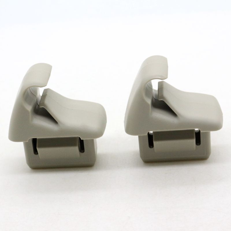 new 2-pack, suitable for Mitsubishi Outlander, PHEV, Lancer MR654610 sun visor clips, beige.