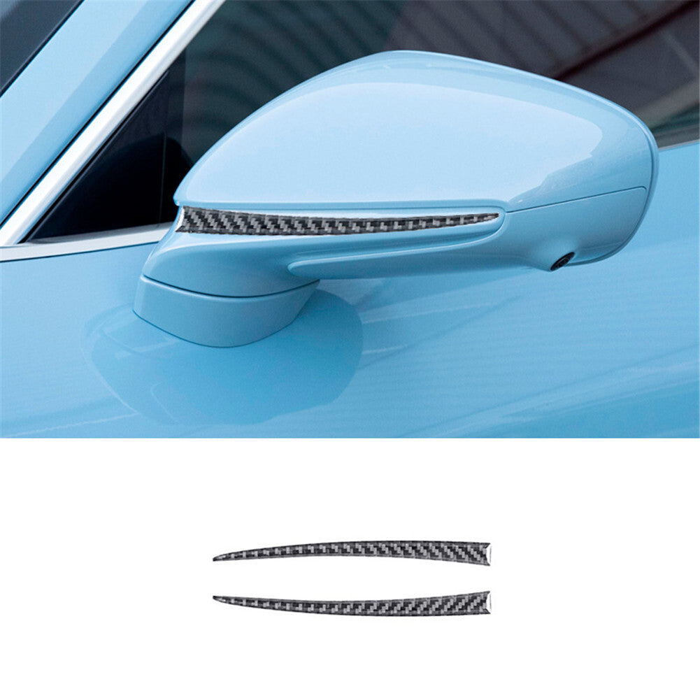 Carbon fiber molding for rear-view mirror trim for Porsche Taycan 2019-2022