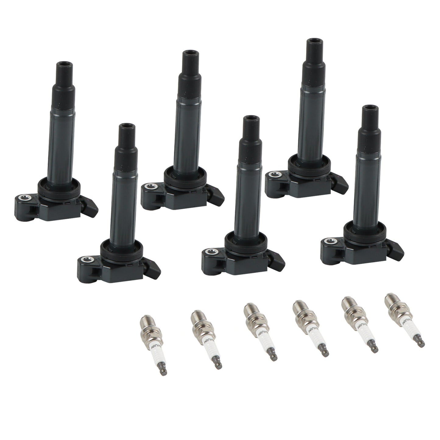 6 Ignition Coil  6 Spark Plugs For 2002-06 for Toyota for Camry 2001-06 for Sienna UF267
