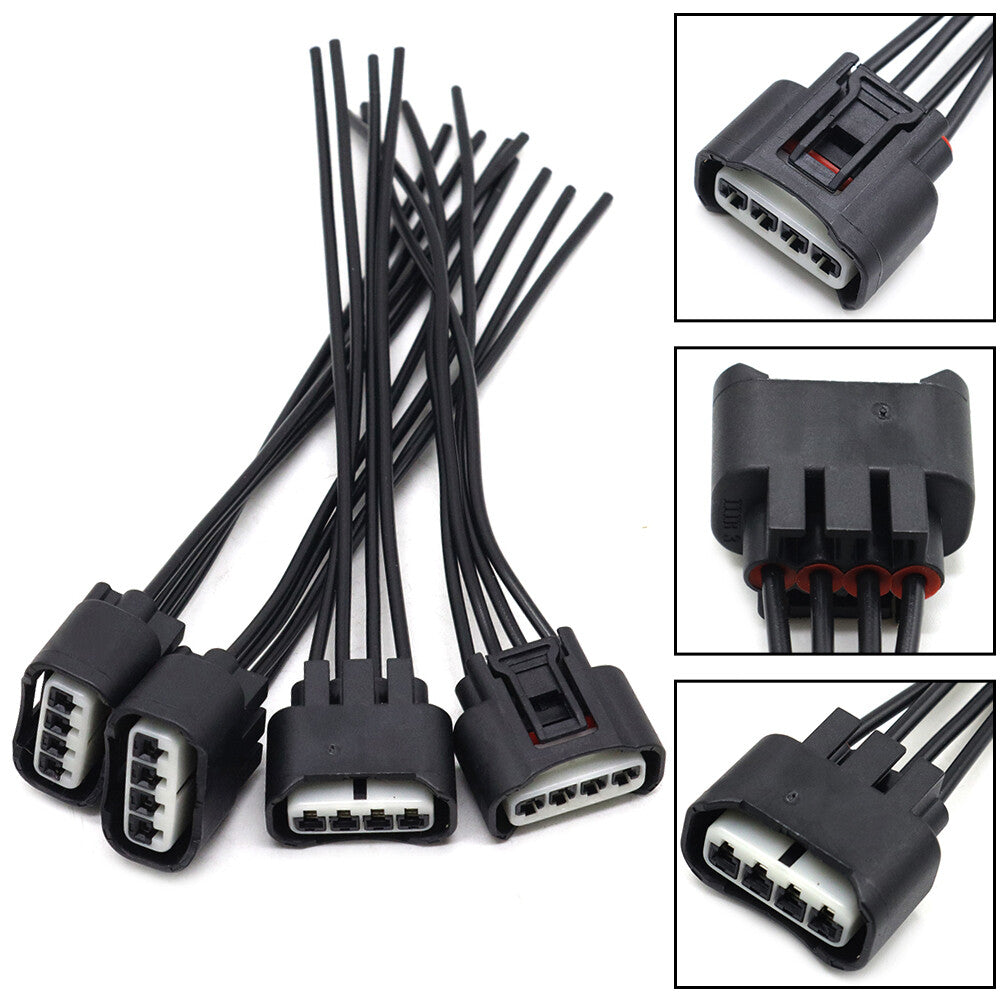 Set of 4 Fit for Toyota for Lexus Ignition Coil Pigtail Connector Repair Harness Kit Set