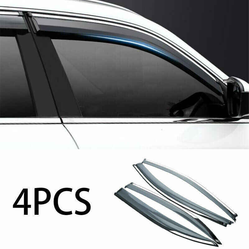 For 2020-2024 for Cadillac CT5 Black Acrylic Window Visor Shades Sun Rain Guard 4P