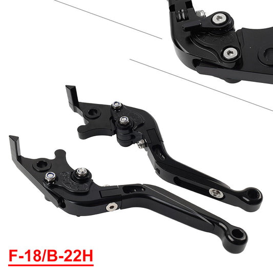 Black CNC Folding Extendable Brake Clutch Levers for BMW S1000XR 2015-2021