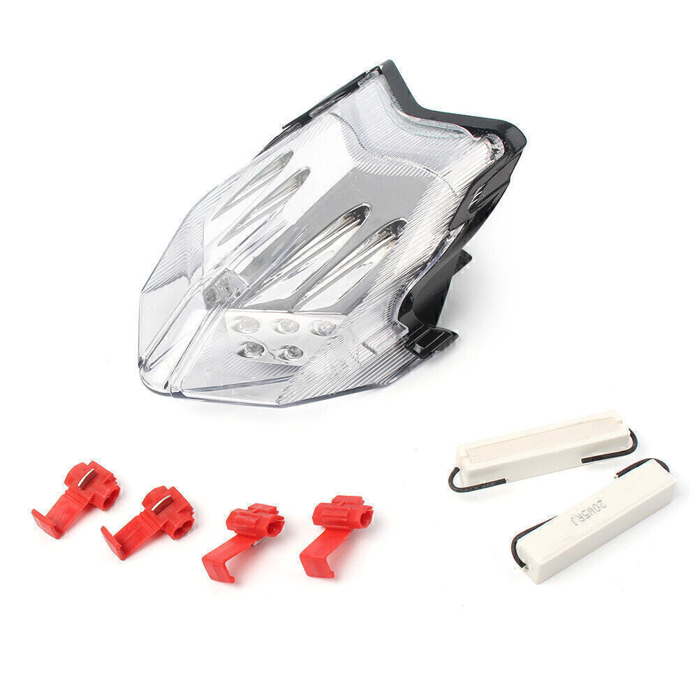 Rear LED Tail Light Turn Signals Lamp Fit MV AGUSTA F3 675/800 2012-2014 Clear