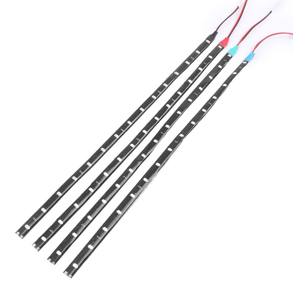 Waterproof 30cm LED Strip Light For Car Trucks Motor White Blue Red Green 12V