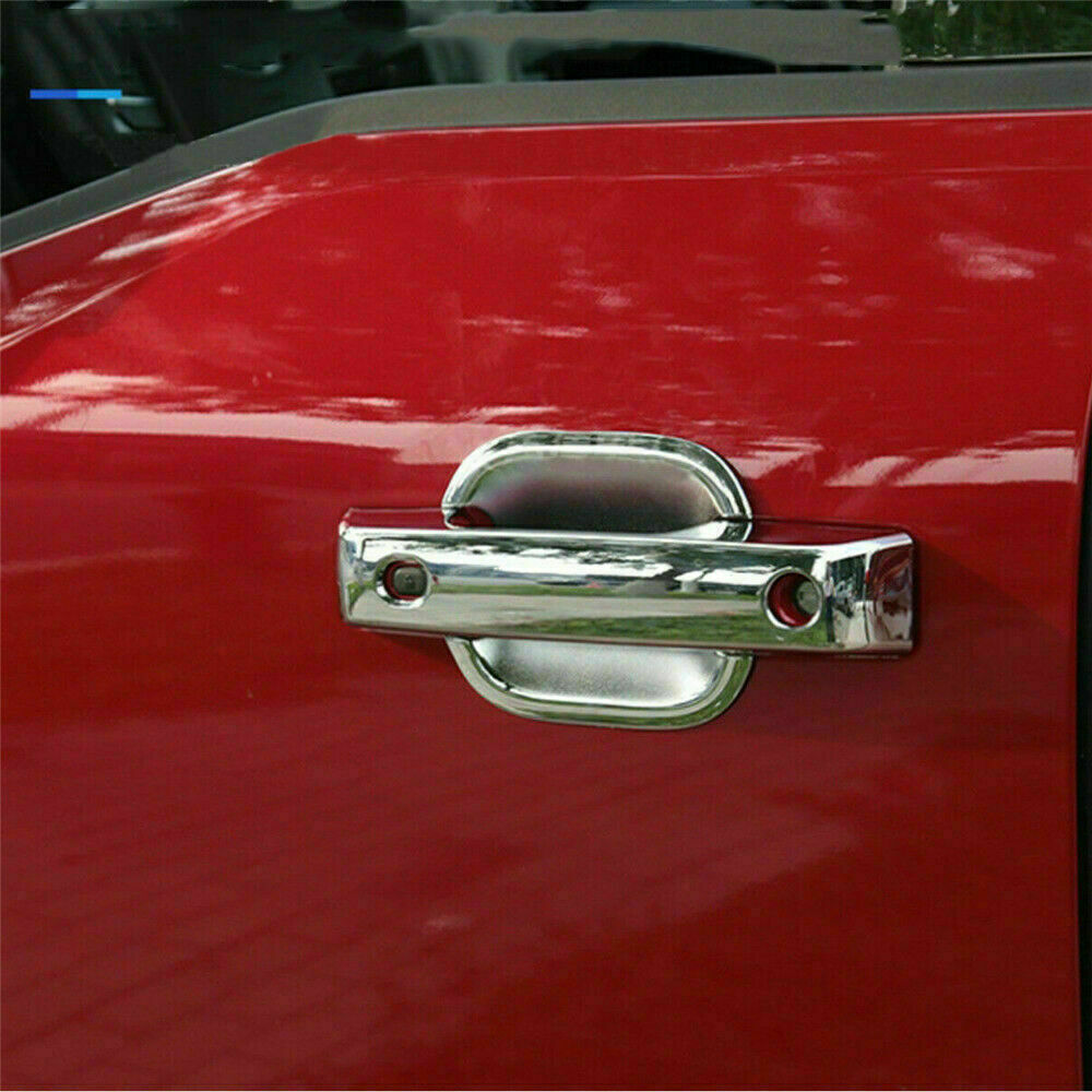 Chrome exterior door handle decor cover trim  for ford  F150 4Dr 2021+ accessories