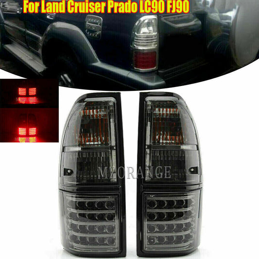 2X Smoked LED Brake Tail Light Rear Lamp Refit for Toyota Prado LC90 FJ80 98-02