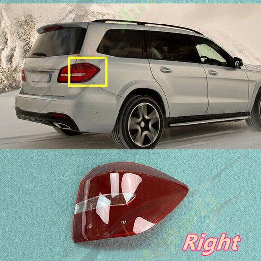 Right Outer Side Tail Light Lens Cover for Mercedes-Benz X166 GLS 2016-2019