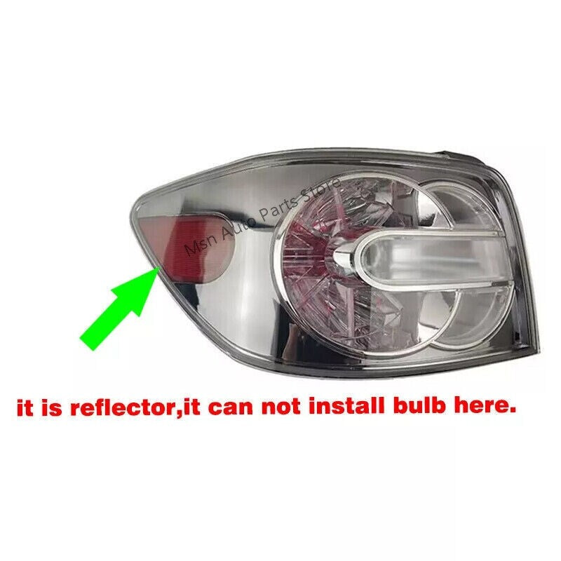 Right for Mazda CX-7 CX7 2008 2009-2012 Rear Tail Light Housing Rear Brake Lamp