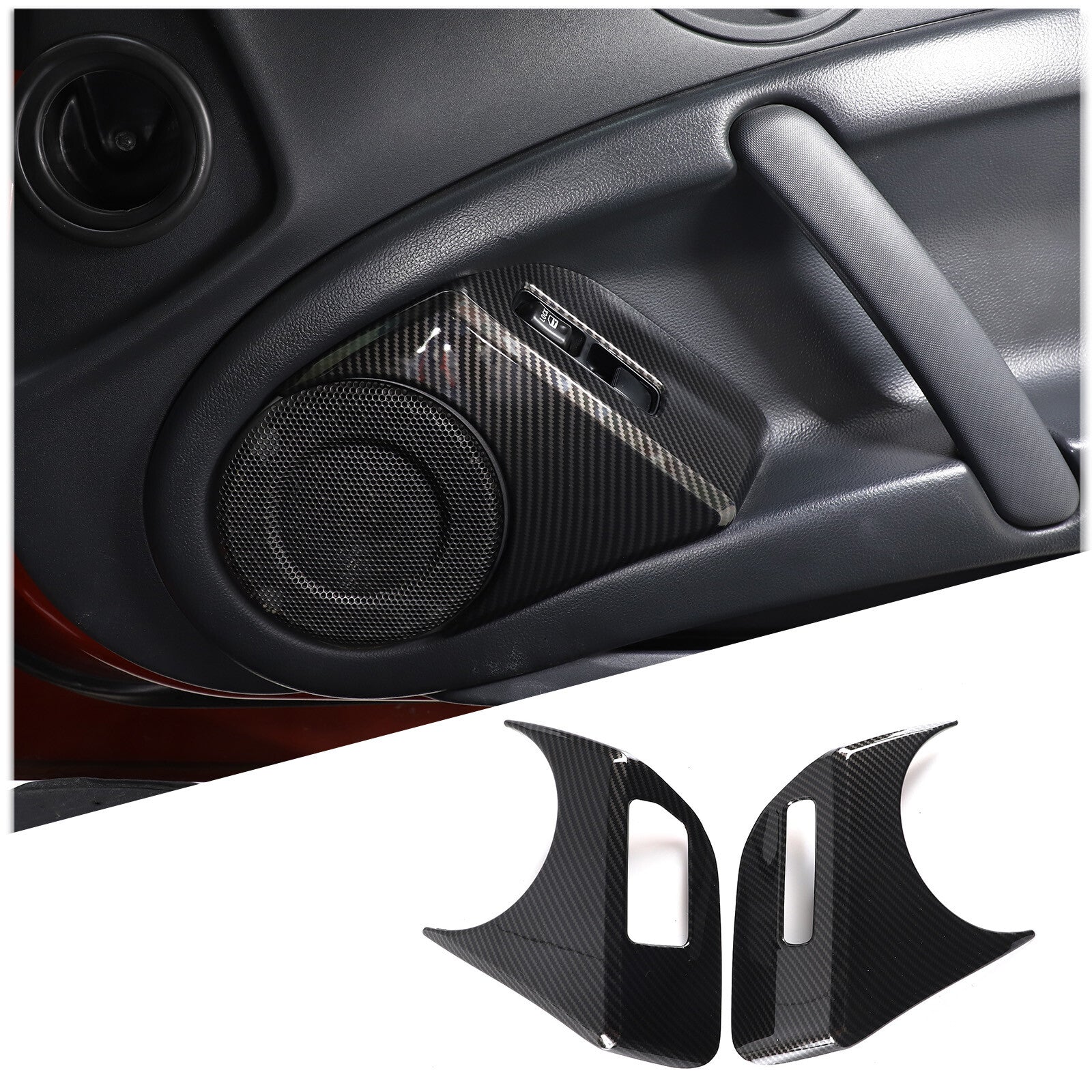 Orange central air conditioning cover trim for Ford Maverick 2022-2023