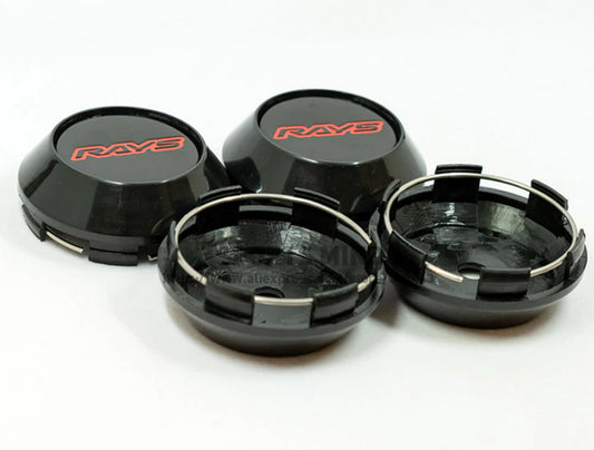 4x68mm light logo badge wheel center cover hub cap badge black red TE37