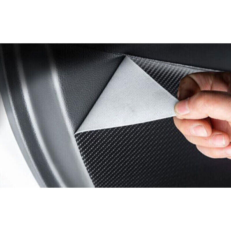 for Kia Carnival 22-2024 Carbon Fiber PU Leather Door Anti-Kick Panel Guard Trim