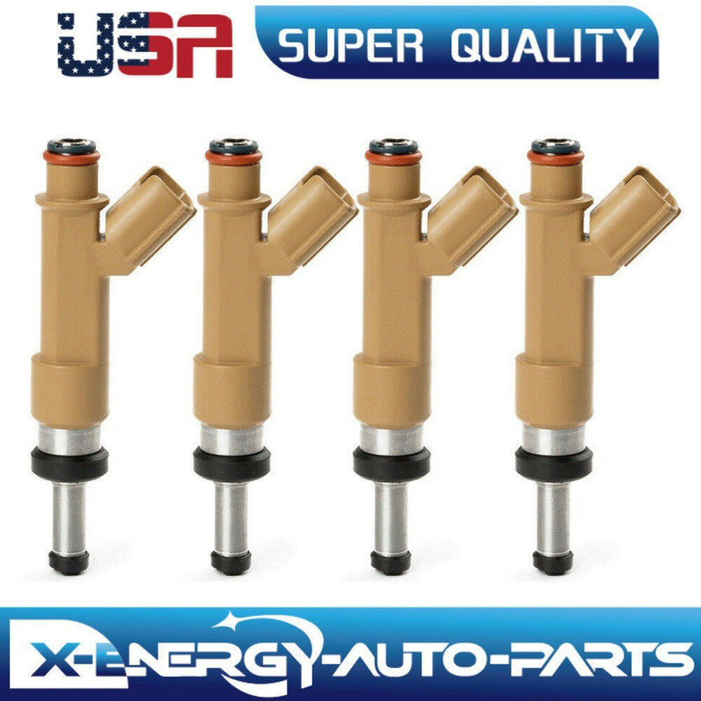 4PCS Fuel Injectors for Toyota for Corolla 1.8L I4 2009 2010 2011 2012 23250-0T020