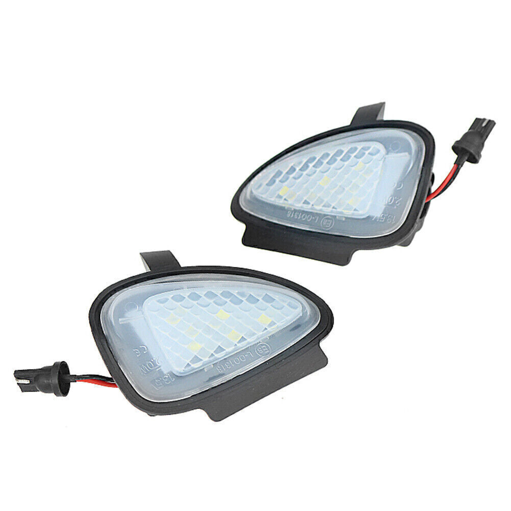 2x CAN-bus White LED Under Side Mirror Puddle Lights for VW for Golf MK6