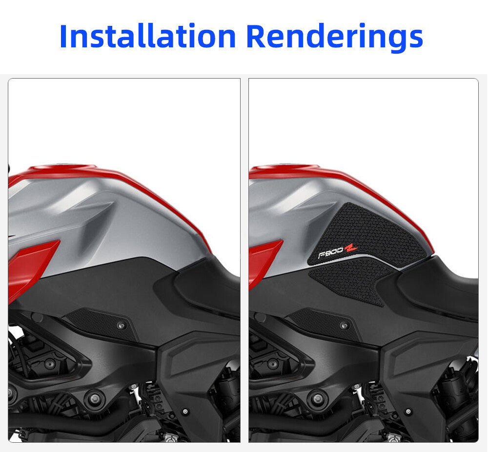 for BMW F900R 2020 - Motorcycle Side Fuel Tank Pad Sticker Grip Traction Decal