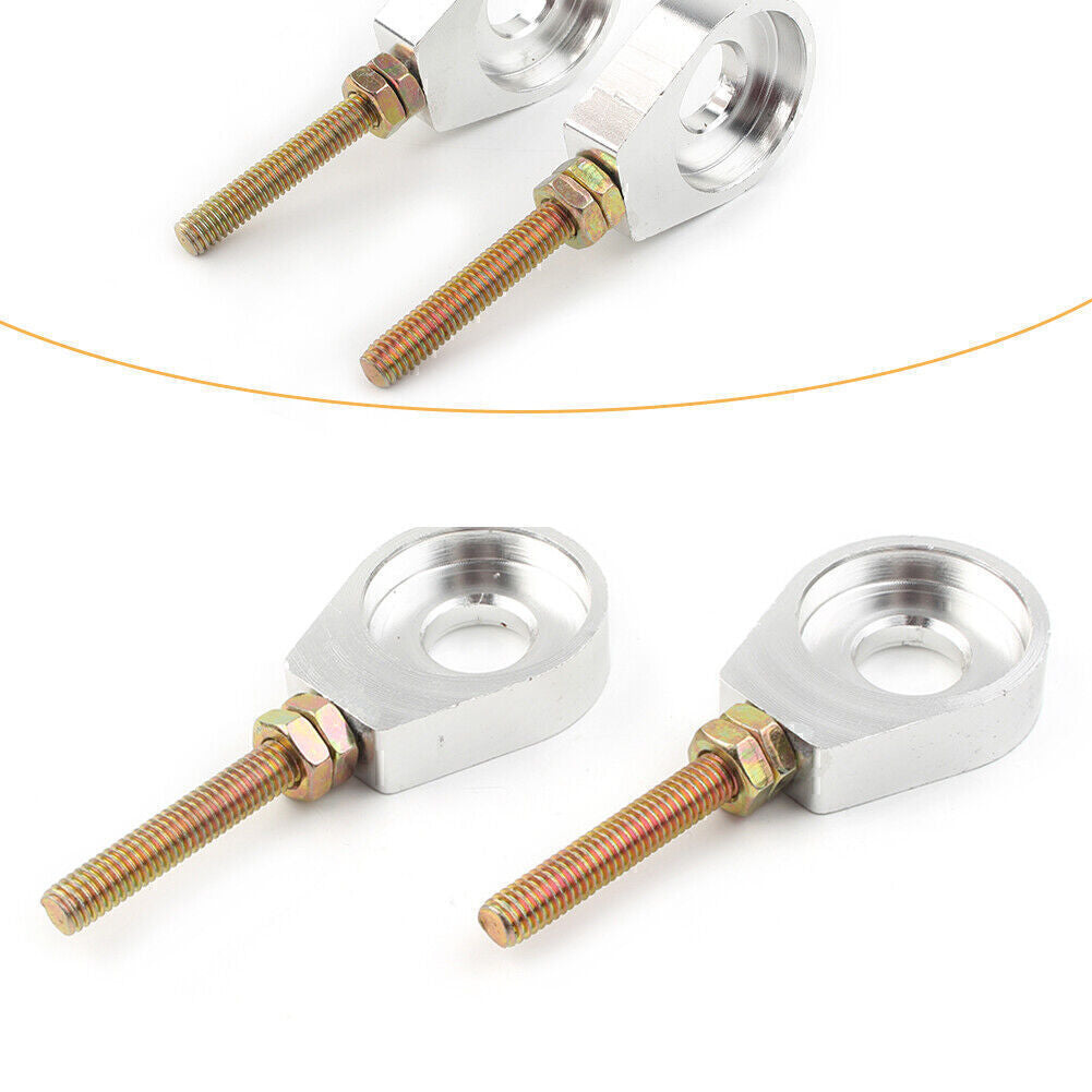 15mm Silver Chain Adjuster Tensioner Fits Chinese CRF50 KLX110 SSR Pit Dirt Bike