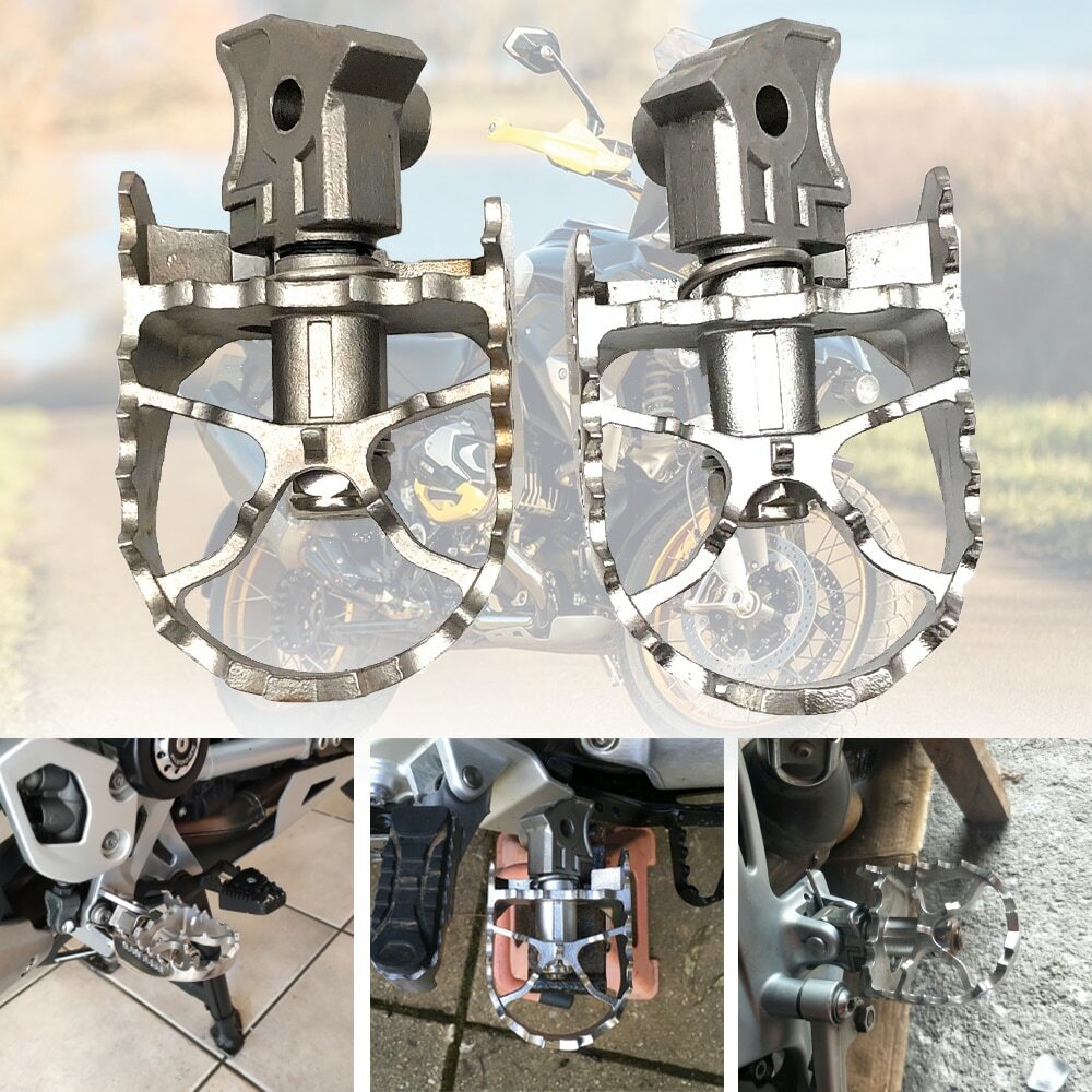 Front Billet Wide Footrest Rest Foot Pegs Pedal Foot Peg for BMW R1200GS R1250GS