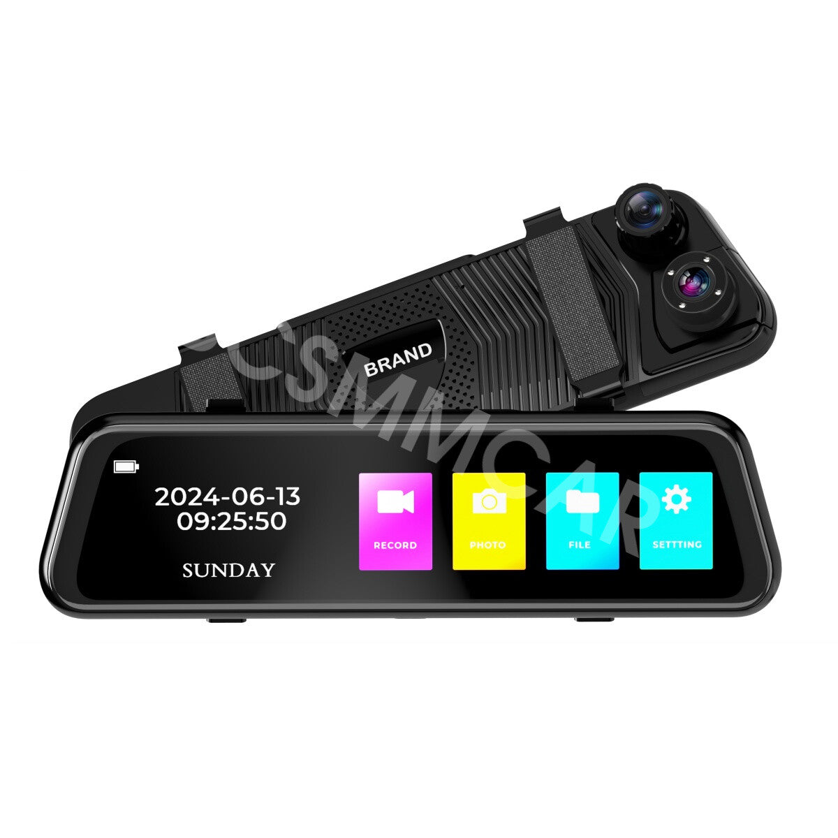 Touchscreen Dash Cam Car Mirror DVR Camera Recording G-Sensor WiFi Night Vision