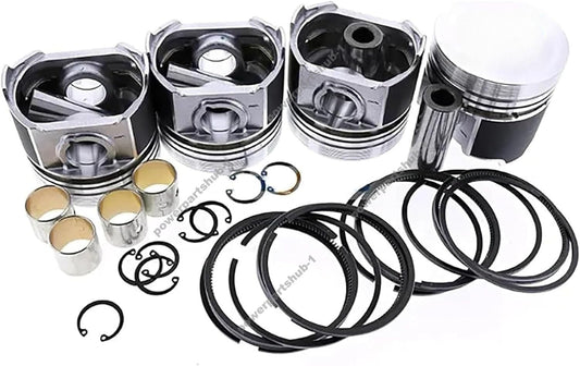 STD Piston Kit with Ring Set for Perkins Engine 404D-22 404C-22 404C-22T 404A-22