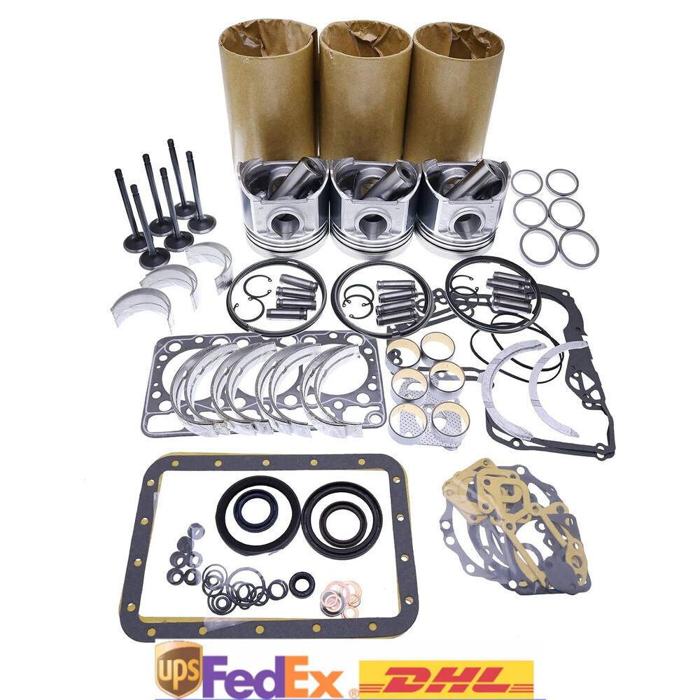 D1703 Rebuild Kit for Kubota Engine L3400DT L3400F L3400HST L3430HST L3430HSTC