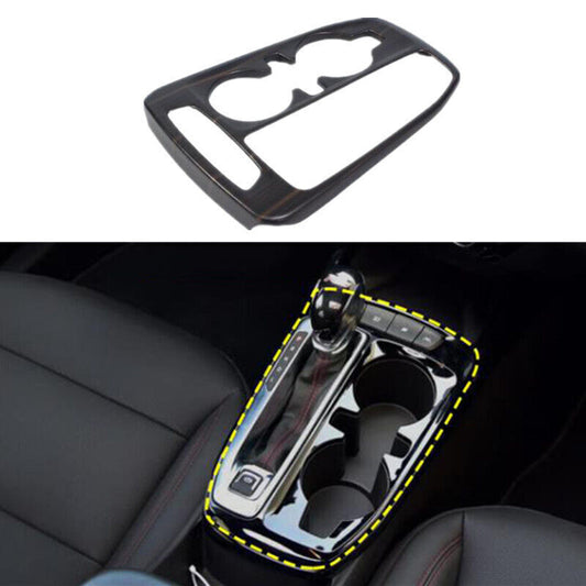 Peach Wood Grain Gear Shift Box Panel Cover Trim for Chevrolet Trax 2023 2024