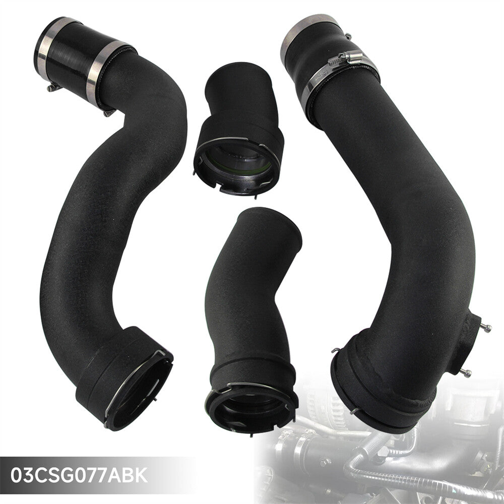 Aluminum Charge Pipe + Boost Pipe Hose Kit for BMW F07 F10 535i 640i 740i N55