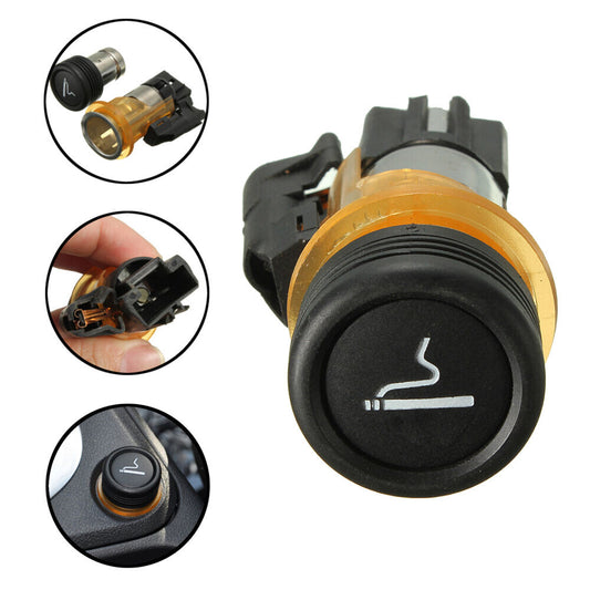 Cigarette Lighter Cigar Housing 822754 for Peugeot 206 308 406 607 1007 12V 30§ާÞ