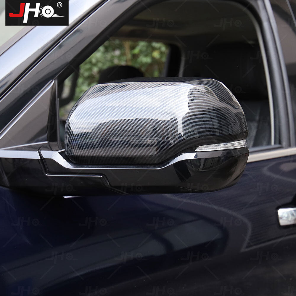 Carbon Fiber Car Rear View Side Mirror Trim Cover Protect for Toyota Tundra 2022
