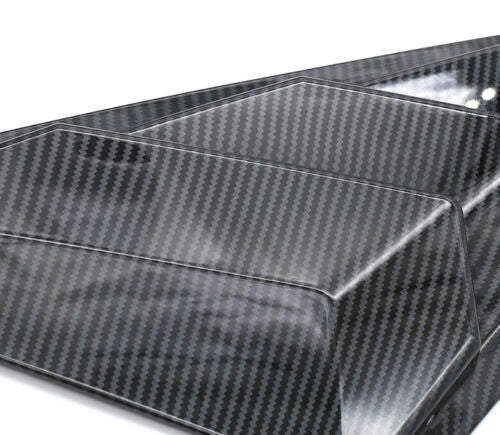 for Audi A6 S6 12-18 Carbon Fiber Rear Quarter Window Louver Scoop Side Vent 2P