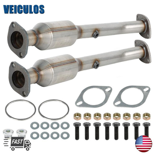 2PCS Catalytic Converter Set For 2005-2013 for Infiniti QX56 5.6L EPA 16489 16488