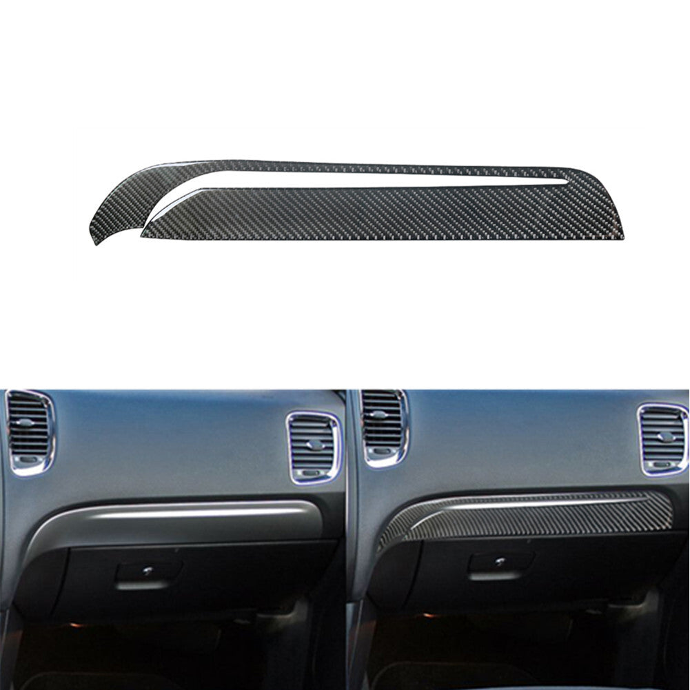 9Pcs Carbon Fiber Steering Wheel Door Cover Trim for Dodge Durango 2014-2020