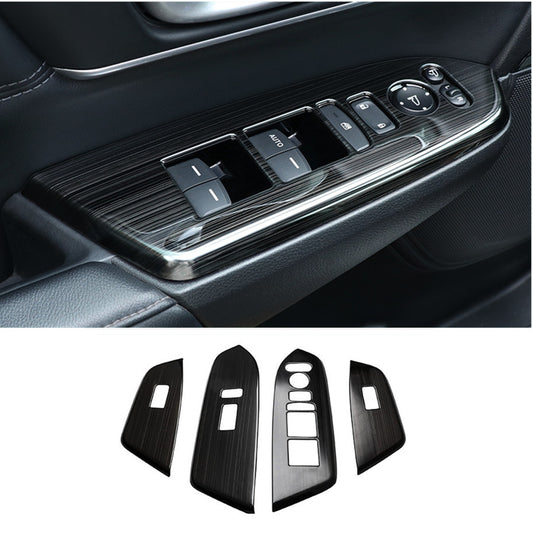 for Honda CR-V 2017-2022 GL Black titanium window lift panel switch cover trim