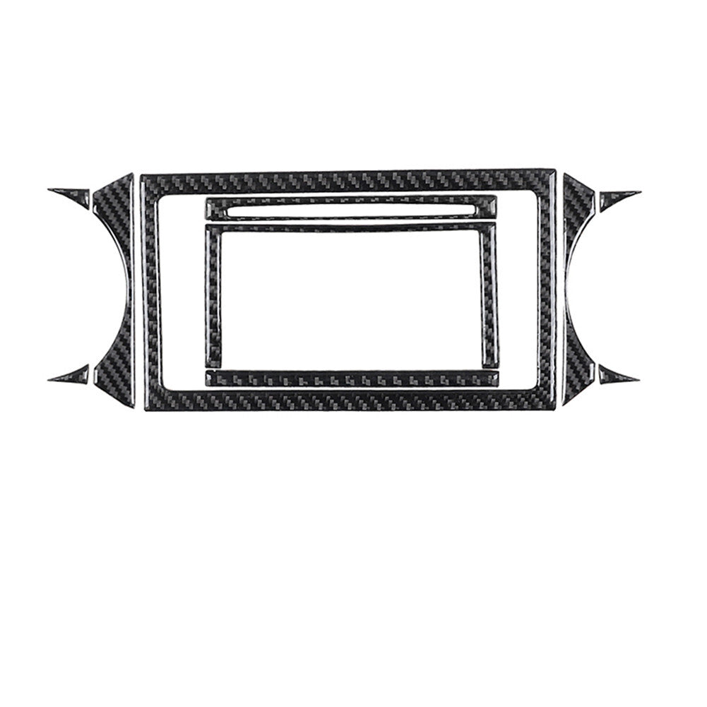 10Pcs Carbon Fiber Interior Navigation Screen Cover for Toyota Tacoma 2016-2021