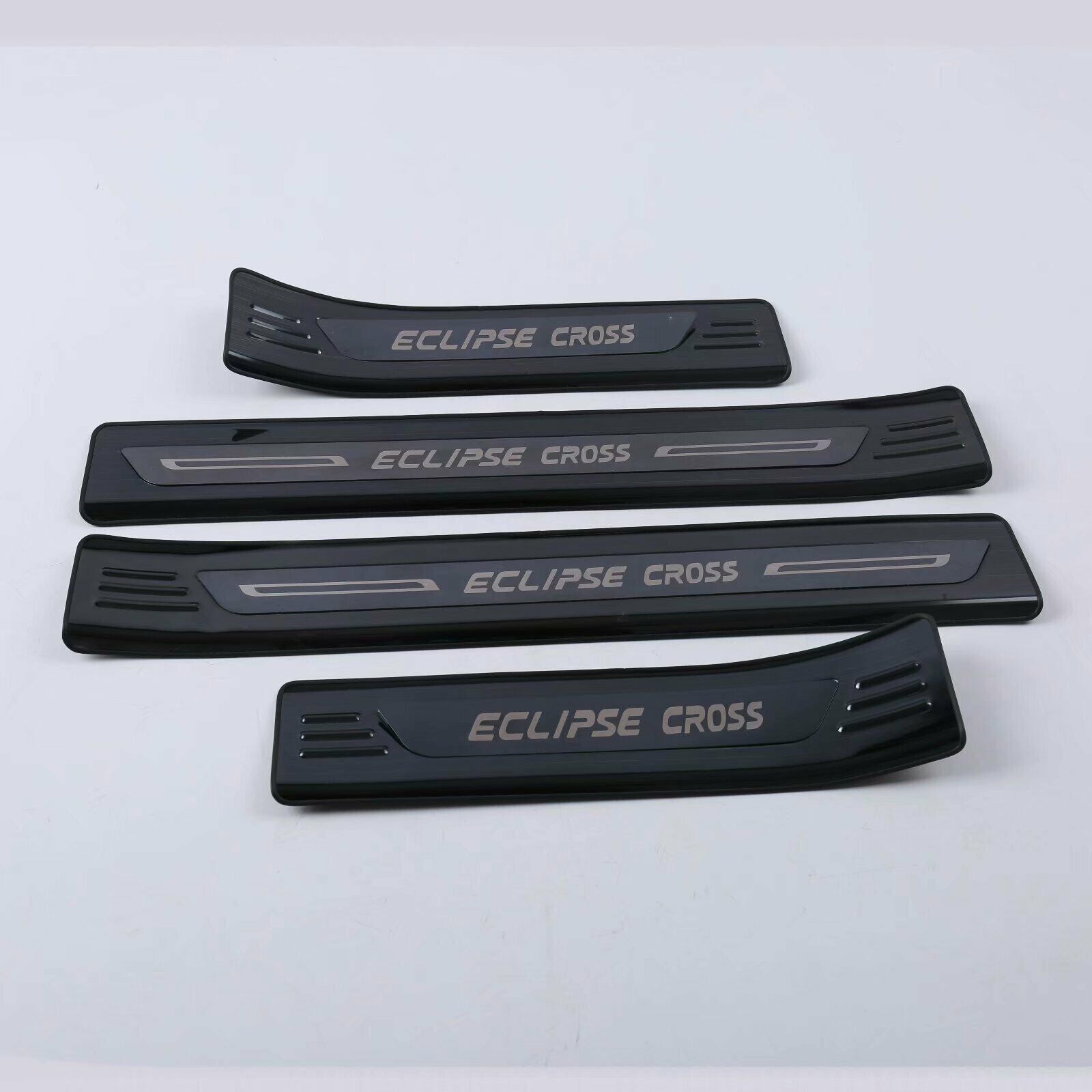 For 2024 for Mitsubishi Eclipse Cross Accessories Steel Black Door Sill Protector