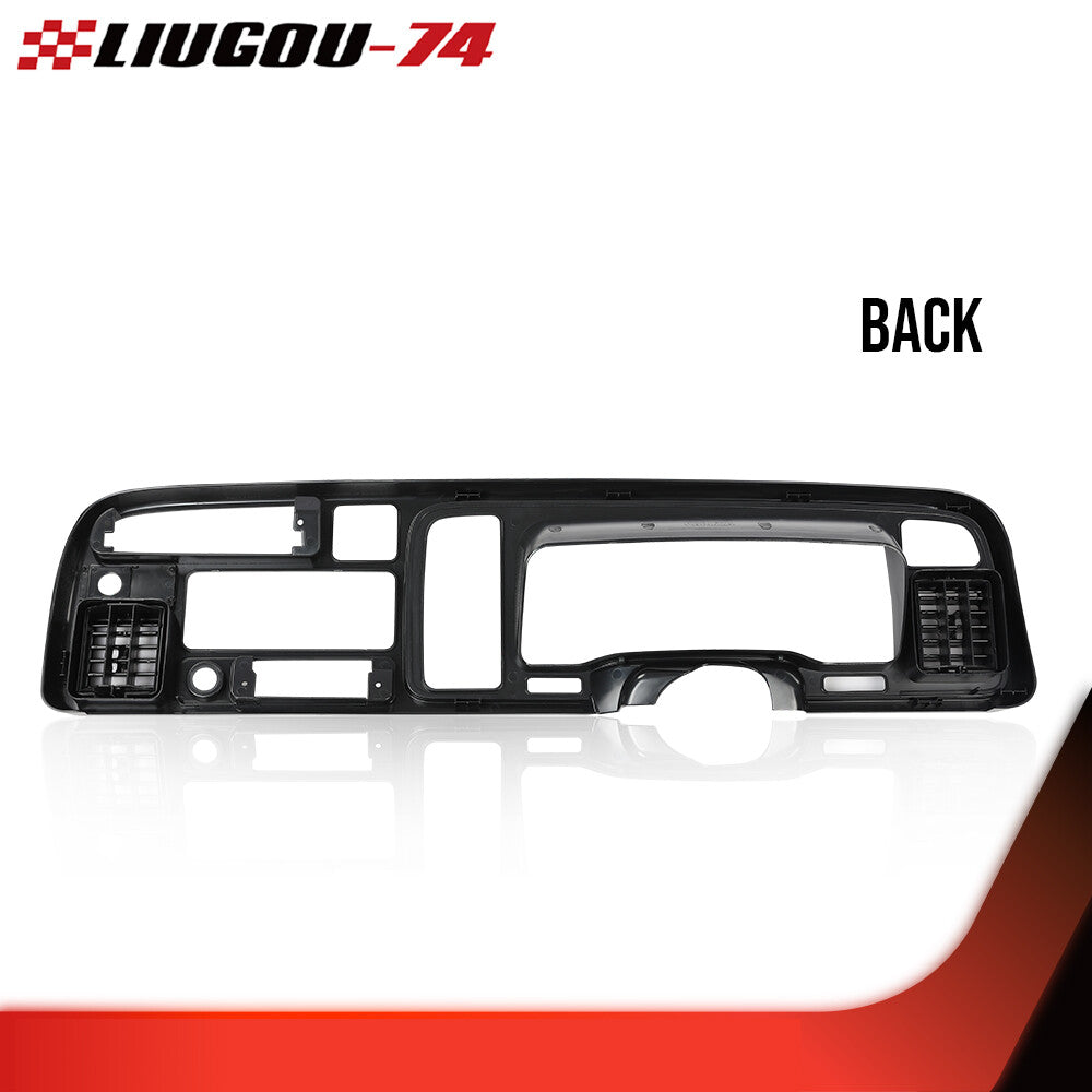 Instrument panel bezel cover with vents suitable for 1994-1997 for Dodge for Ram 1500 2500 3500 pickups.