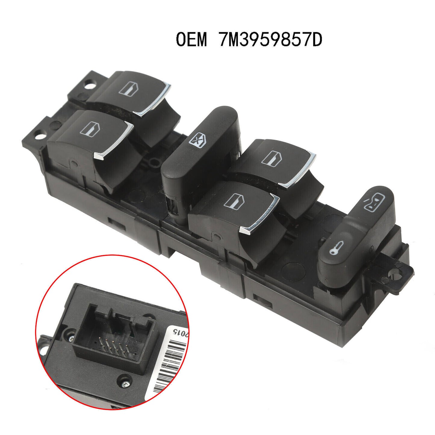 for VW for Jetta GTi MK 43BD959857 Master Window Switch Control Button Driver Side 1