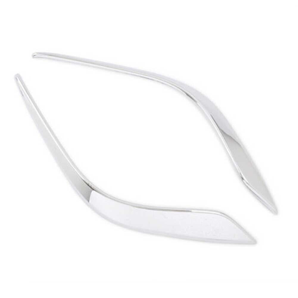 Chrome Front Fog Light Lamp Eyebrow Cover Trim Fit for Mazda 6 Atenza 2014-2016 15