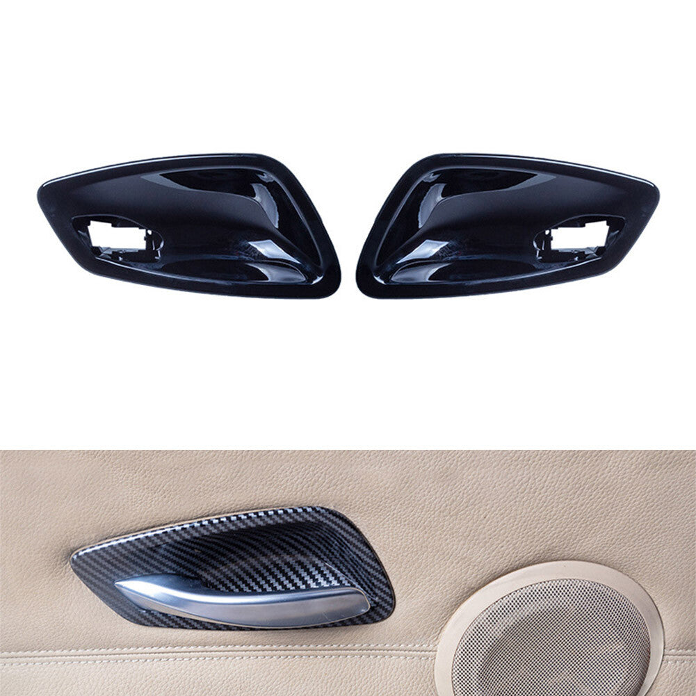 2¢ª Innent¨¹rgriffschalenabdeckung f¨¹r for BMW 3er E90 2005¨C2012 ABS, glnzend schwarz
