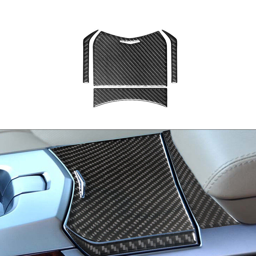 4X Storage Cover Trim Strips Carbon Fiber Sticker for CADILLAC CTS SPORT 2008-UP