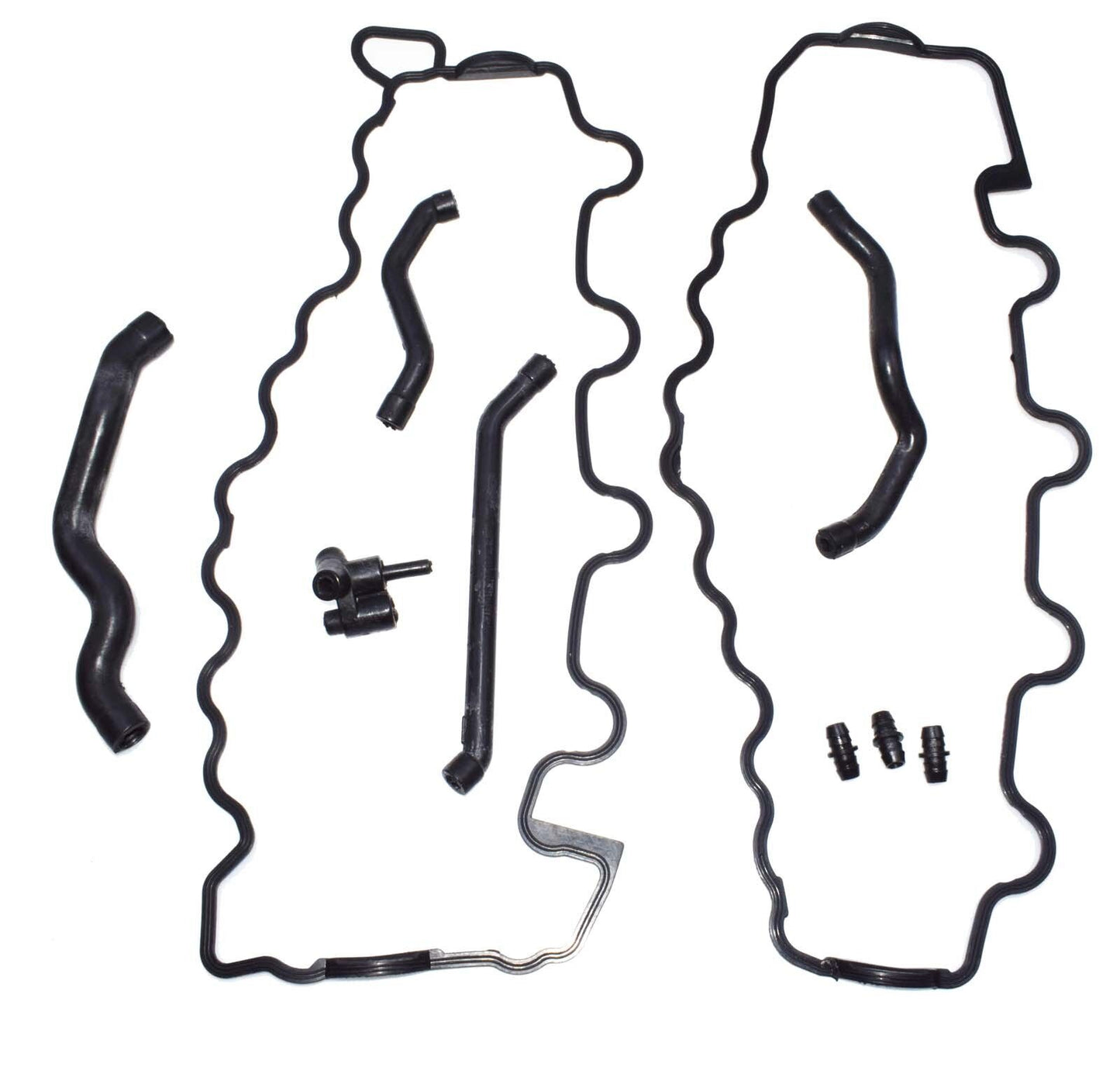 for Mercedes V8 CLK320 E320 CL500 Valve Cover Gasket  Crankcase Breather Hose