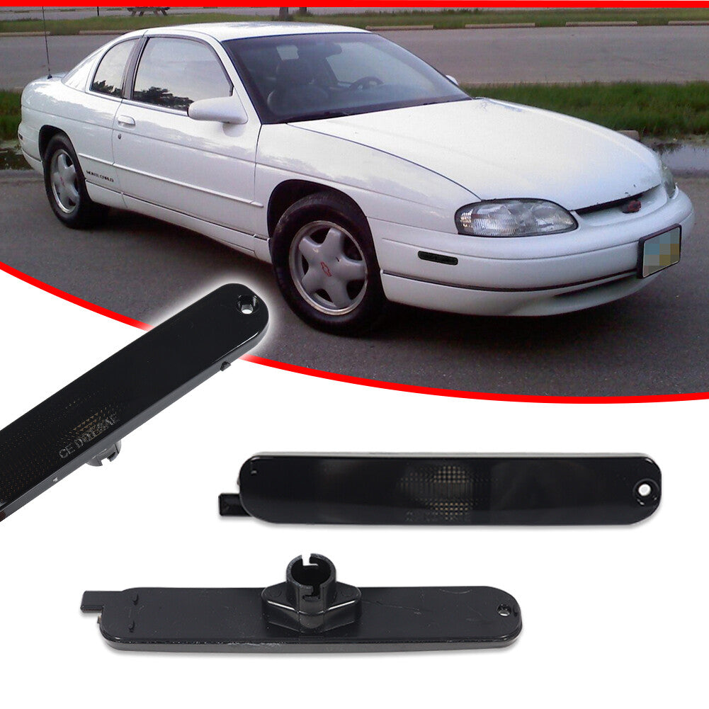 Compatible with 95-01 for Chevrolet Lumina 95-99 Monte Carlo Smoke Side Marker Light Housing Kit