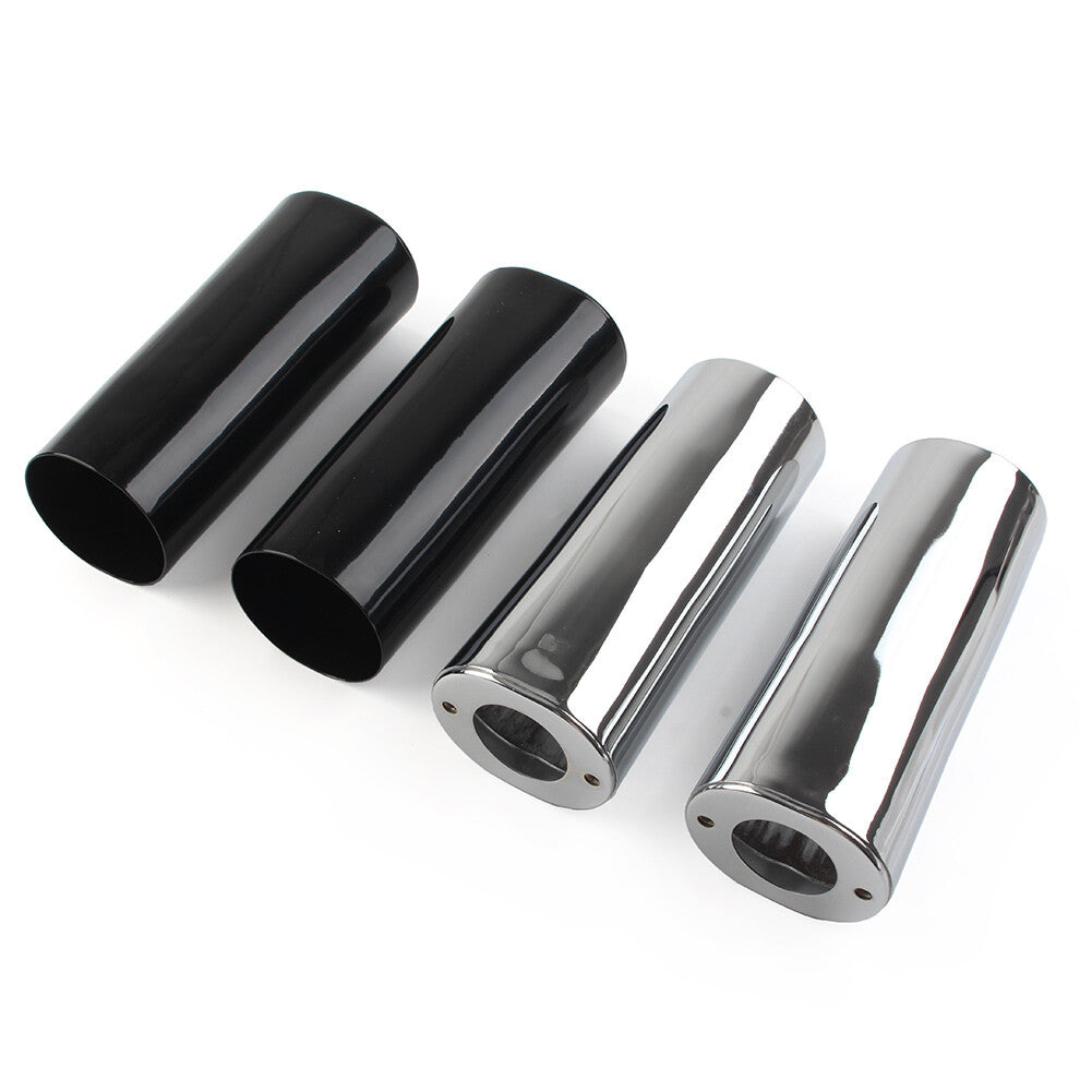Smooth Extended Fork Slider Covers for Harley Street Glide Road King Softail