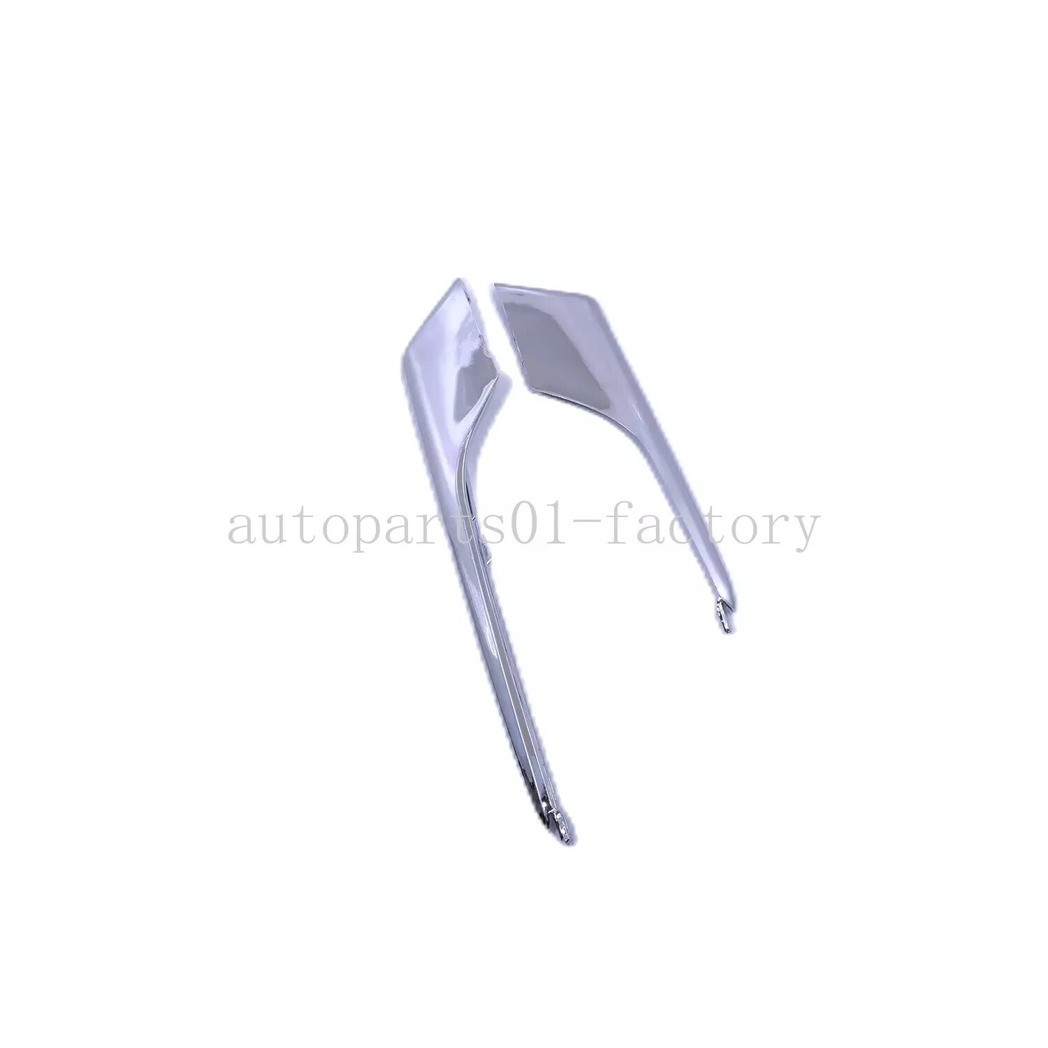 Front Right Upper+Lower Bumper Fog Light Molding Trim forTesla Model X 2016-2021