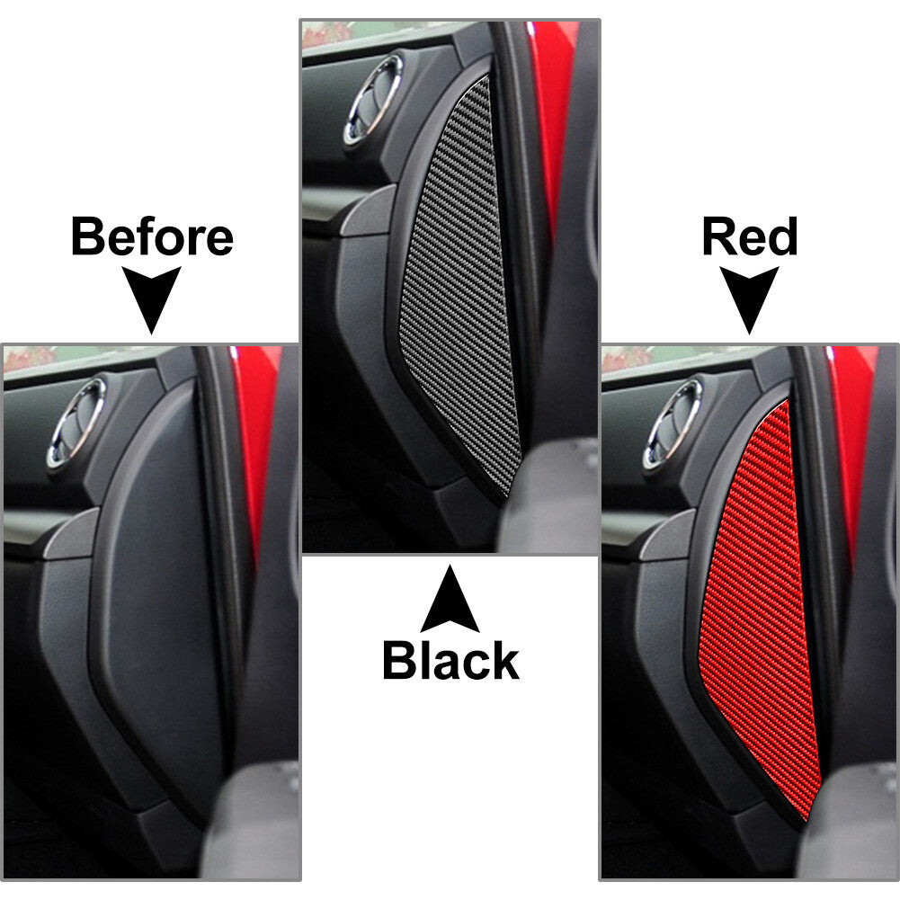 Carbon Fiber Car Door Anti-collision Cushion Cover Fit for Toyota Tundra 2014-21 17