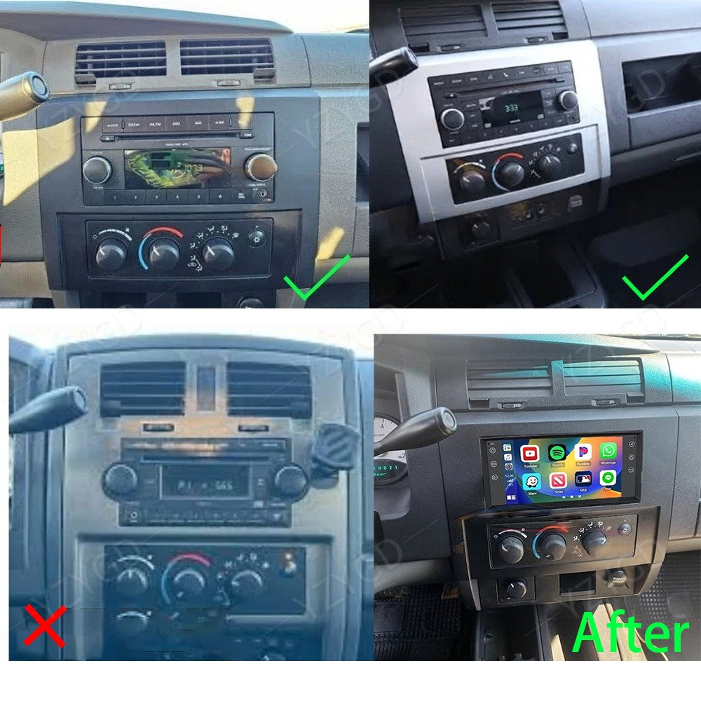 7Android 14 Carplay for Dodge Dakota 2005-2011 Car Stereo Radio GPS Navi Wifi