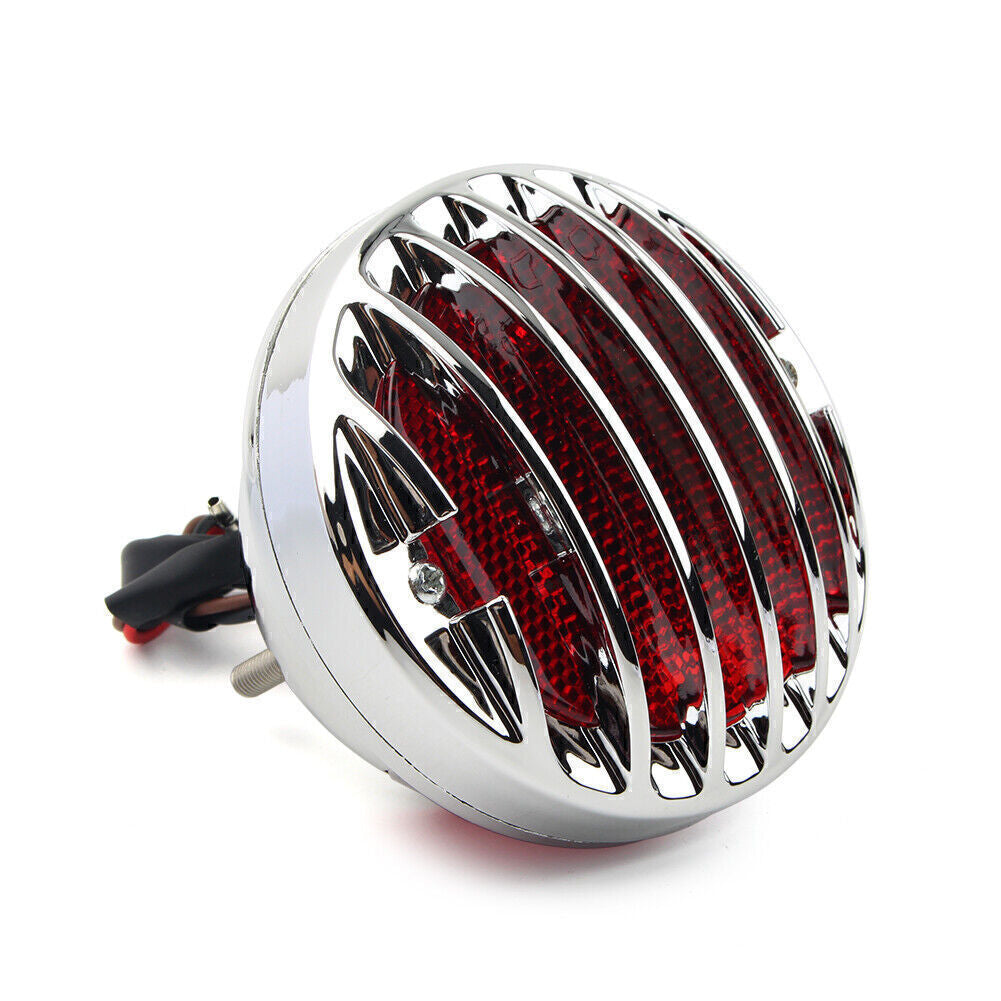 Chrome Tail Brake Light fit for Harley Bobber Rat Custom Chopper Hot Motorcycle