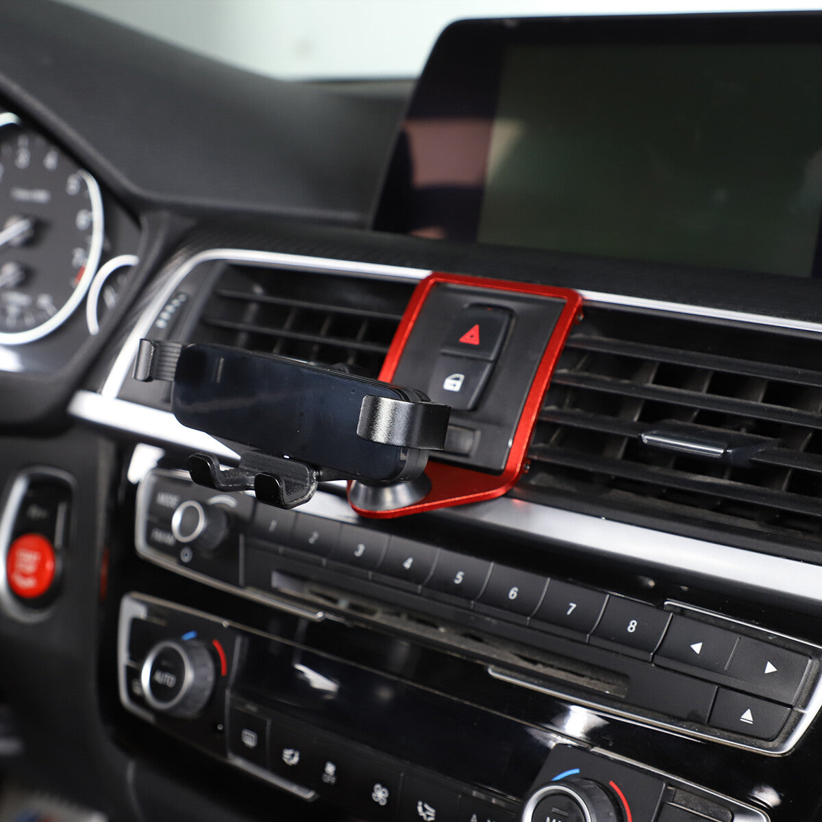 Carbon fiber exterior door handle trim for Toyota FJ Cruiser 07-14 4-piece set