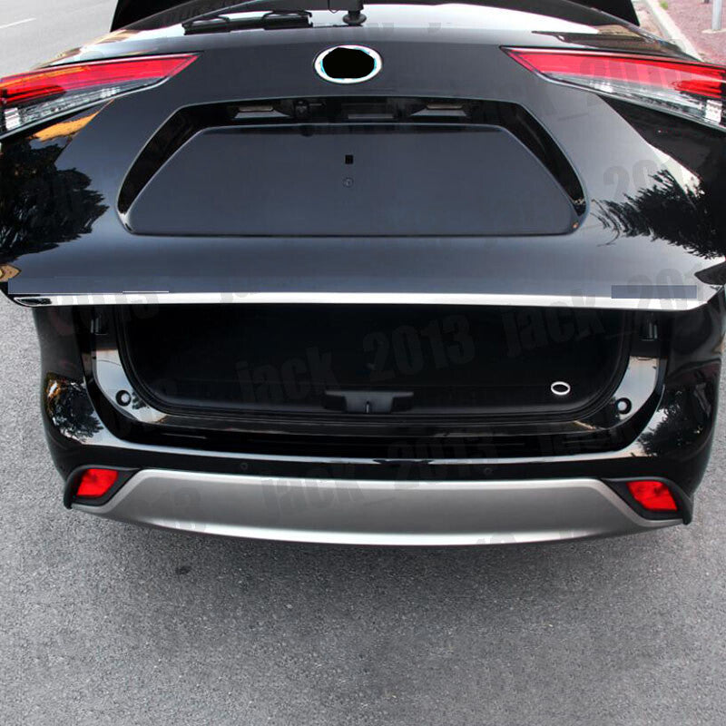 for Toyota Highlander 2020-23 Steel Rear Tailgate Door Trunk Lid Cover Trim 1pcs