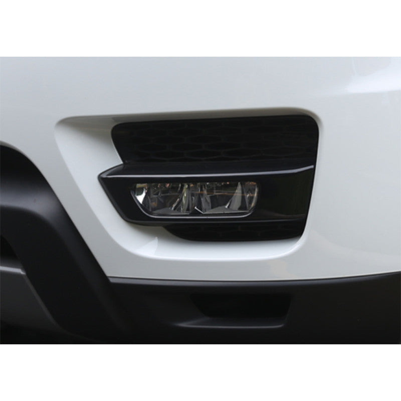 for Rover for Range Rover Sport 2014-17 Black Front Bumper Fog Light Lamp Cover Trim